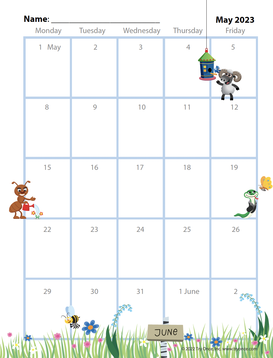We're excited to share that our printable monthly school-week calendars ...